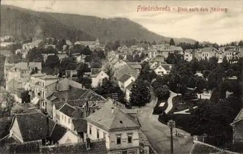 Ak Friedrichroda im Thüringer Wald, Totalansicht, Absberg