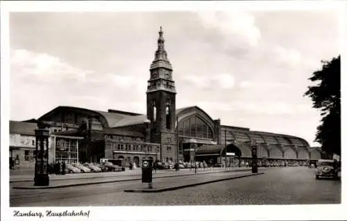 Ak Hamburg Mitte St. Georg, Hauptbahnhof