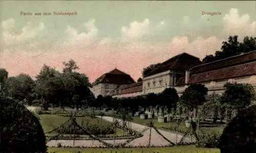 Ak Berlin Charlottenburg, Orangerie, Schlosspark