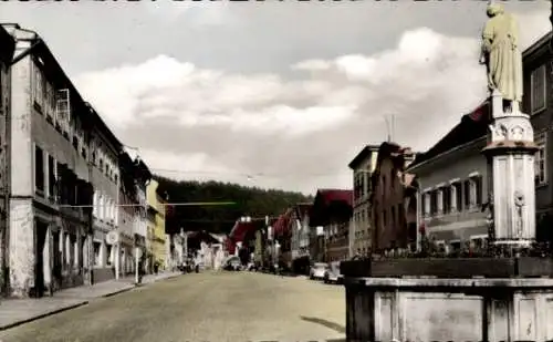 Ak Obernzell an der Donau Niederbayern, Marktplatz