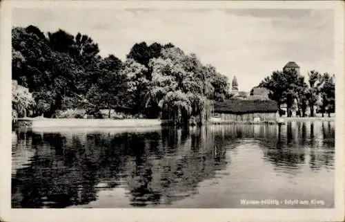 Ak Waren an der Müritz, Teilansicht, Kietz