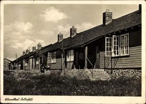 Ak Clausthal Zellerfeld im Oberharz, Holzhäuser