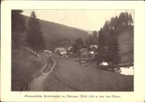 Ak Friedrichsthal Sonneberg im Thüringer Wald, Gesamtansicht