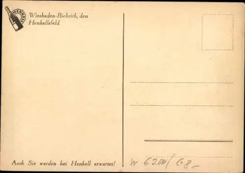 Ak Biebrich am Rhein Wiesbaden, Sektkellerei Henkell & Co, Hauptkeller, Altrömische Bacchusfigur