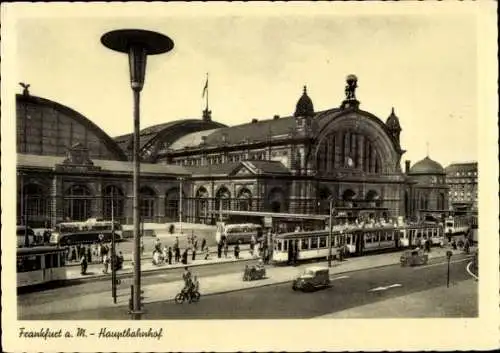 Ak Frankfurt am Main, Blick auf den Hauptbahnhof