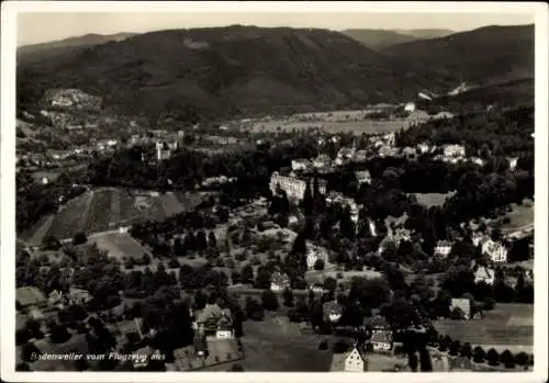 Ak Badenweiler im Schwarzwald, Fliegeraufnahme