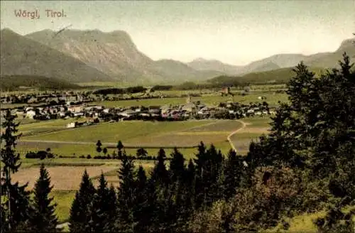 Ak Wörgl Tirol, Gesamtansicht