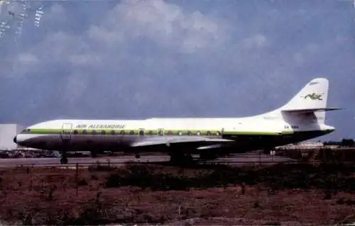 Ak Ägyptisches Passagierflugzeug Air Alexandrie, Air Alexandria, SE 210 Caravelle, SU-BBU, 1982