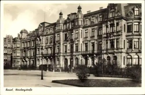 Ak Kassel in Hessen, Weinbergstraße, Häuser
