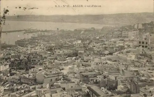 Ak Algier Alger Algerien, Gesamtansicht