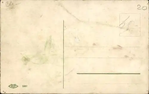 Künstler Ak Jotter, See, Wohnhaus, Fischerhäuser