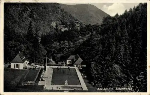 Ak Bad Bertrich an der Mosel Eifel, Schwimmbad