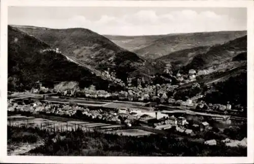 Ak Traben Trarbach an der Mosel, Gesamtansicht, Blick vom Mont Royal