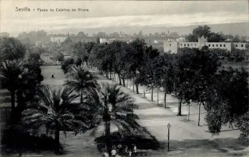 Ak Sevilla Andalusien, Paseo de Catalina de Rivera