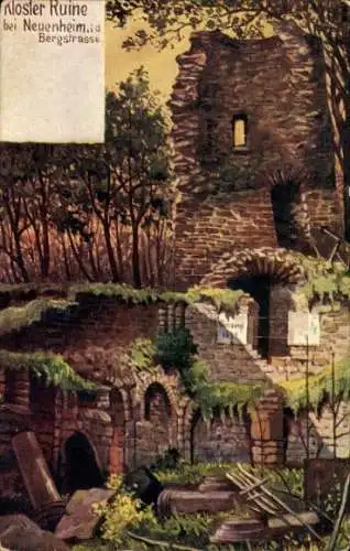 Ak Neuenheim Heidelberg am Neckar, Klosterruine