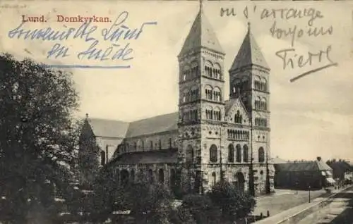 Ak Lund Schweden, Domkyrkan