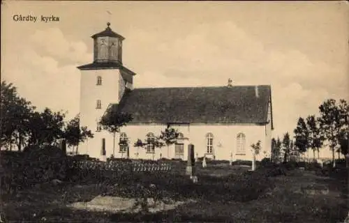 Ak Gårdby Schweden, Kirche