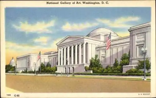 Ak Washington DC USA, Nationalgalerie für Kunst