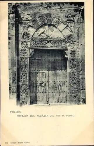 Ak Toledo Castilla La Mancha Spanien, Cover des Alcazar del Rey D. Pedro