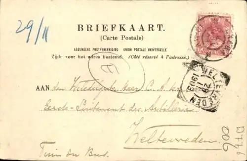 Ak Breda Nordbrabant Niederlande, 75. Jahrestag der KM Akademie, Militärspiele, 1903