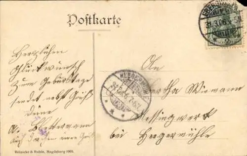 Ak Eberswalde in der Mark, Bismarckstraße