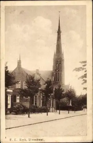 Ak Ulvenhout Nordbrabant Niederlande, Kirche