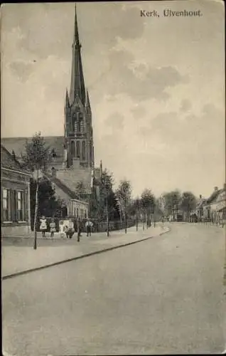 Ak Ulvenhout Nordbrabant Niederlande, Kirche