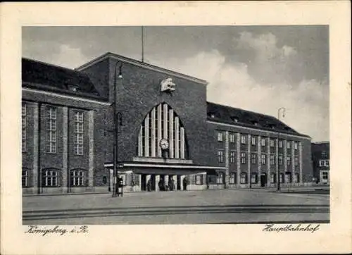 Ak Kaliningrad Königsberg Ostpreußen, Hauptbahnhof