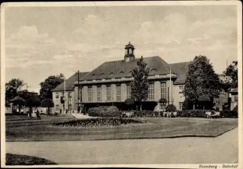 Ak Bydgoszcz Bromberg Westpreußen, Bahnhof