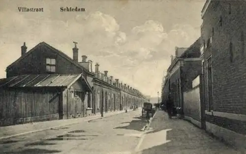 Ak Schiedam Südholland Niederlande, Villastraat