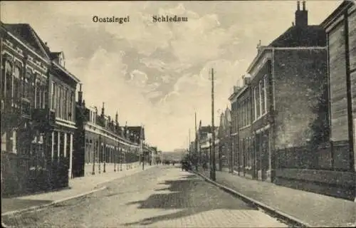 Ak Schiedam Südholland Niederlande, Oostsingel