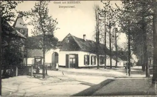 Ak Rheden Gelderland, Dorfstraße