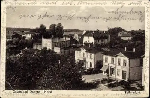 Ak Ostseebad Dahme in Holstein, Teilansicht