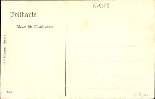 Passepartout Ak Homburg Saarpfalz, Teilansicht, Mädchen