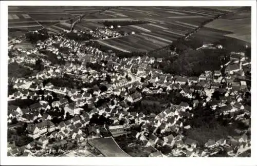 Ak Laupheim in Oberschwaben, Fliegeraufnahme