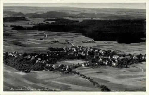 Ak Marschalkenzimmern Dornhan im Schwarzwald, Fliegeraufnahme