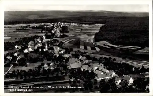 Ak Simmersfeld im Schwarzwald, Fliegeraufnahme