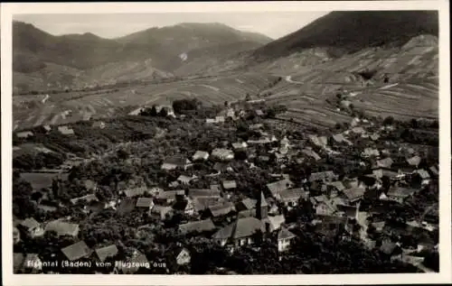 Ak Eisental Bühl in Baden Schwarzwald, Fliegeraufnahme