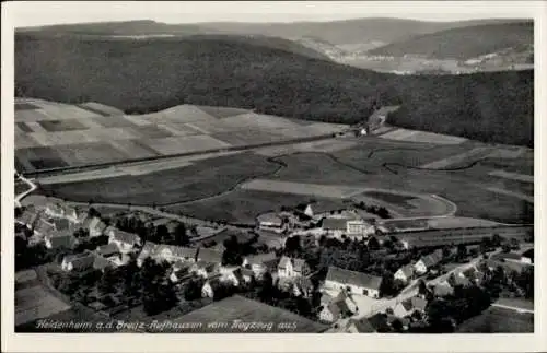 Ak Heidenheim an der Brenz Württemberg, Fliegeraufnahme, Aufhausen