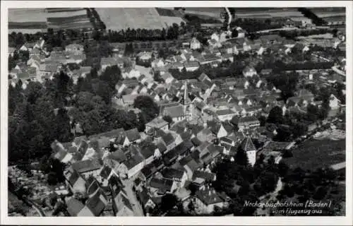 Ak Neckarbischofsheim in Baden, Fliegeraufnahme