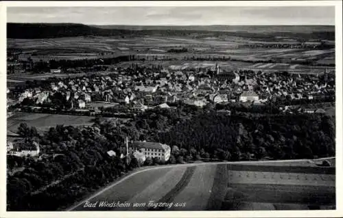 Ak Bad Windsheim in Mittelfranken, Fliegeraufnahme