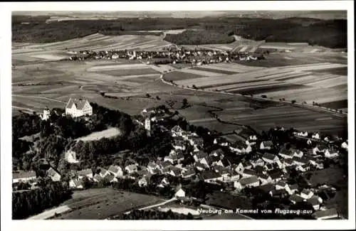 Ak Neuburg an der Kammel Schwaben, Fliegeraufnahme