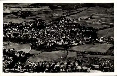 Ak Crailsheim in Württemberg, Fliegeraufnahme