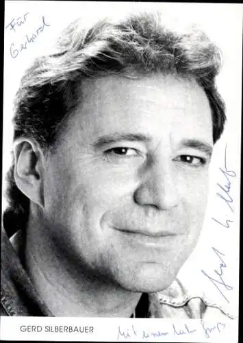 Ak Schauspieler Gerd Silberbauer, Portrait, Autogramm