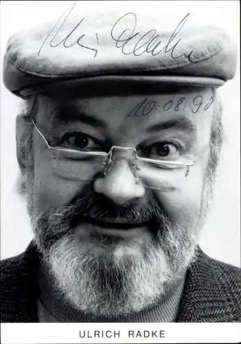Ak Schauspieler Ulrich Radke, Portrait, Autogramm