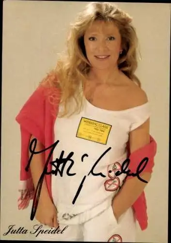 Ak Schauspielerin Jutta Speidel, Portrait, Autogramm