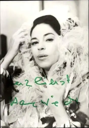 Ak Schauspielerin Hanne Wieder, Portrait, Amanda, Autogramm