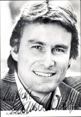 Ak Schauspieler Klaus Wildbolz, Portrait, Autogramm