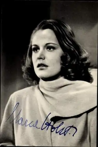 Ak Schauspielerin Maria Holst, Portrait, Autogramm