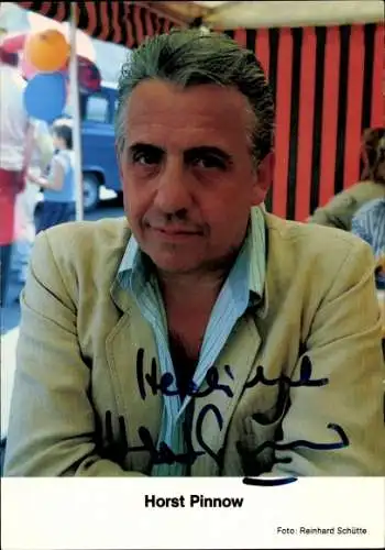 Ak Schauspieler Horst Pinnow, Portrait, Autogramm
